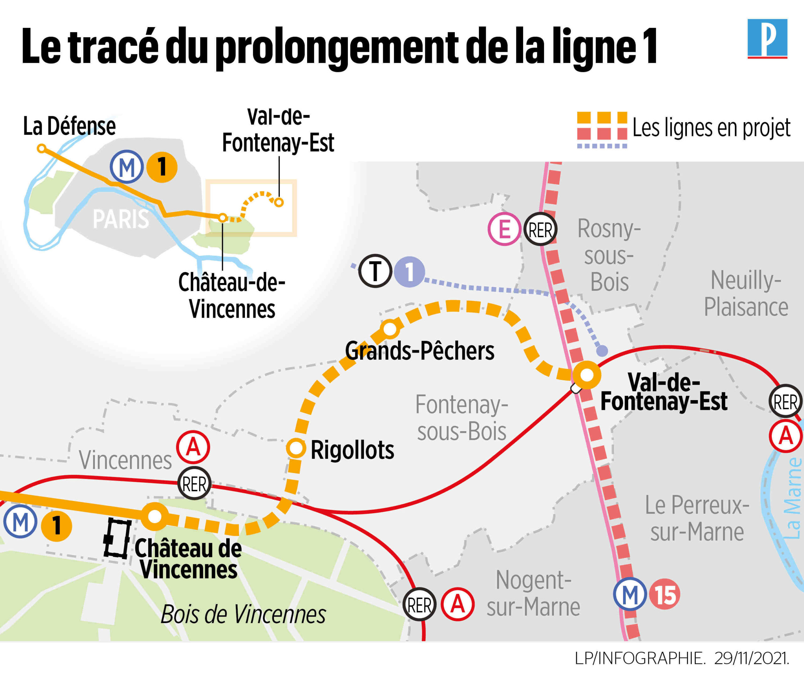 Extension du métro 1 à Fontenay-sous-Bois : les élus demandent audience à Matignon