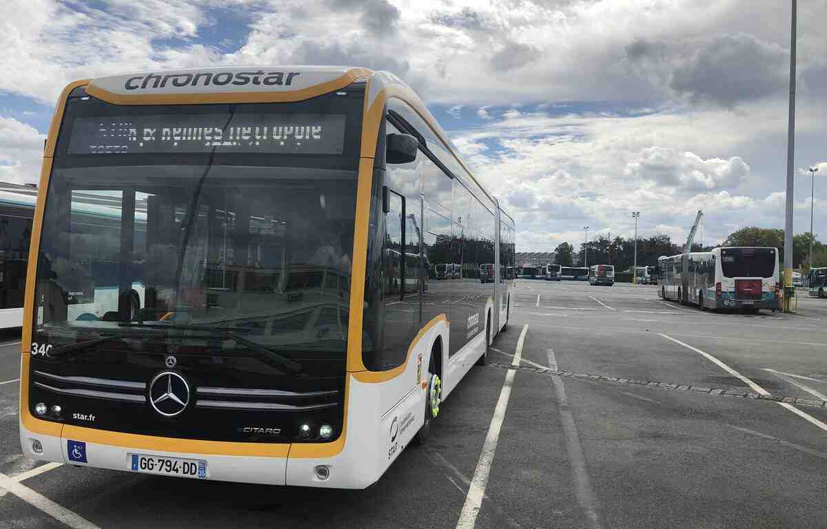 Des bus électriques sans rétroviseurs entreront en service à Rennes