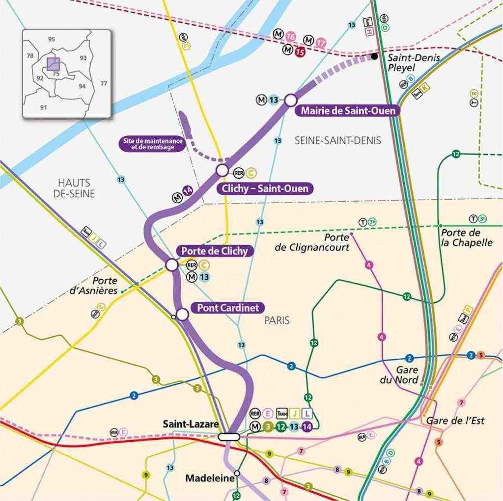 Extension de la ligne 14 du métro : Voici les noms des quatre futures stations