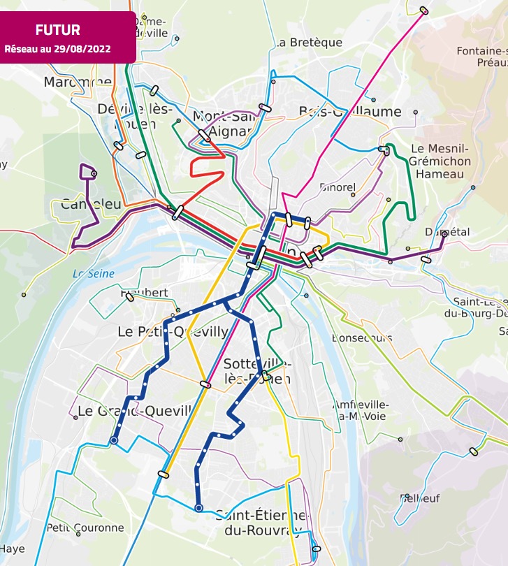 Nouveaux métros, Téor plus long... La métropole de Rouen envisage l'avenir de ses transports
