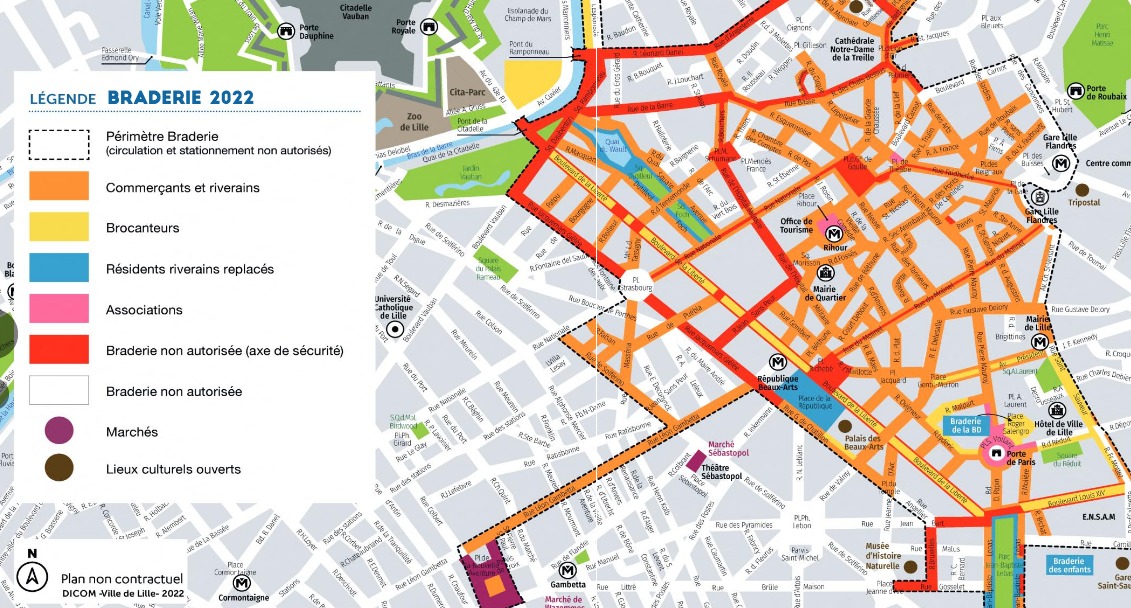Braderie de Lille : ce qu'il faut savoir sur le stationnement et les restrictions de circulation