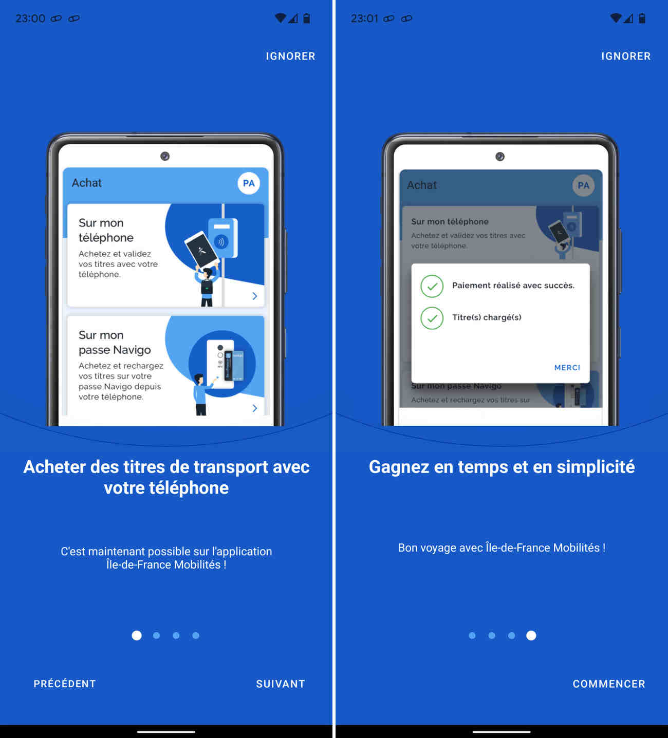 Ile-de-France Mobilités continue d'améliorer la validation Navigo avec le smartphone Android